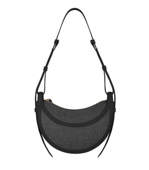 Polène Numéro Dix Crossbody Bags 黒 | ERCIXZB-62